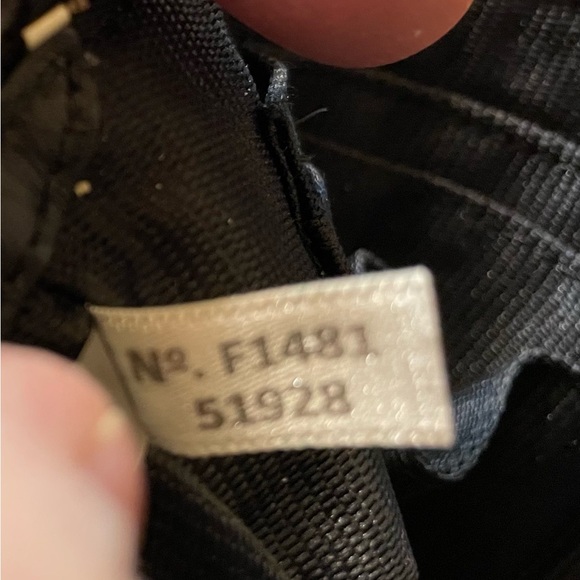 Coach Black Leather Wristlet with Gold Logo - Picture 5 of 8